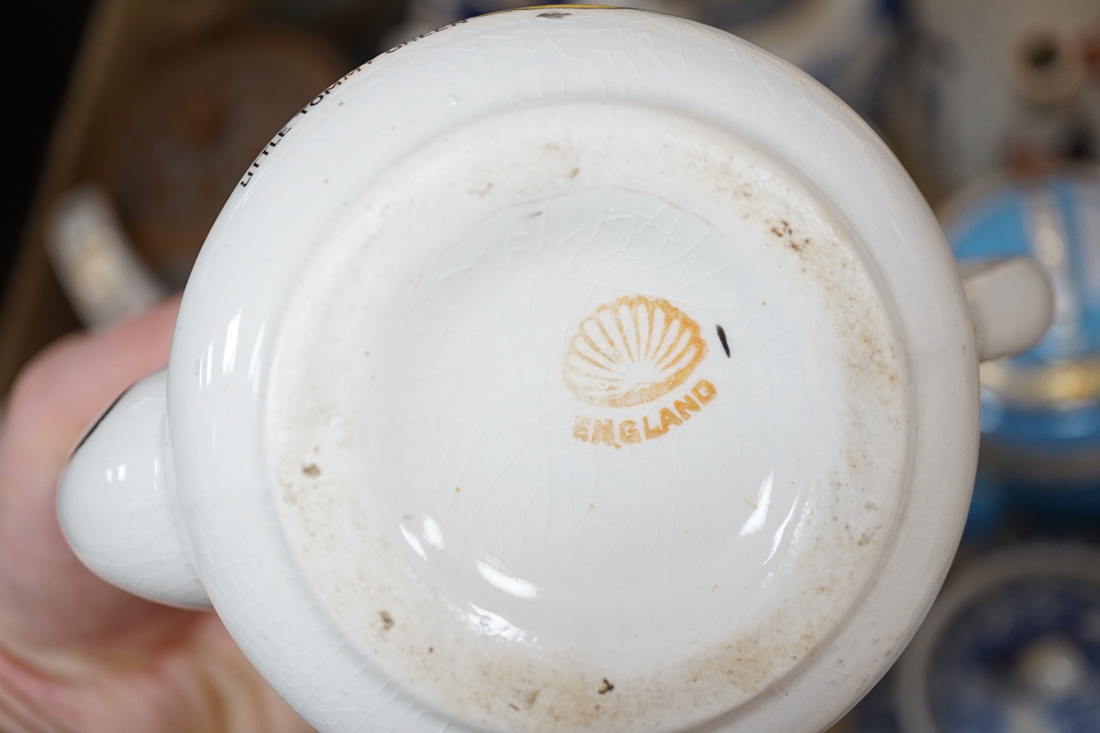 A large quantity of various teapots